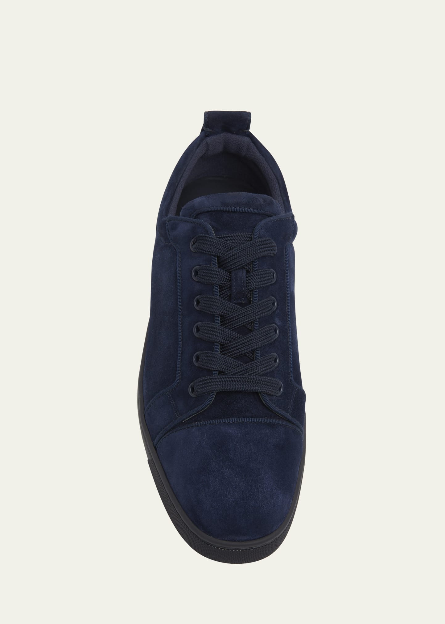 Men's Louis Junior Suede Red Sole Sneakers - 3