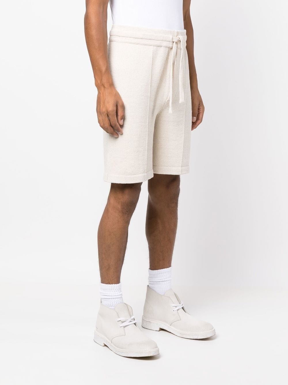 Julen cotton-linen blend shorts - 3