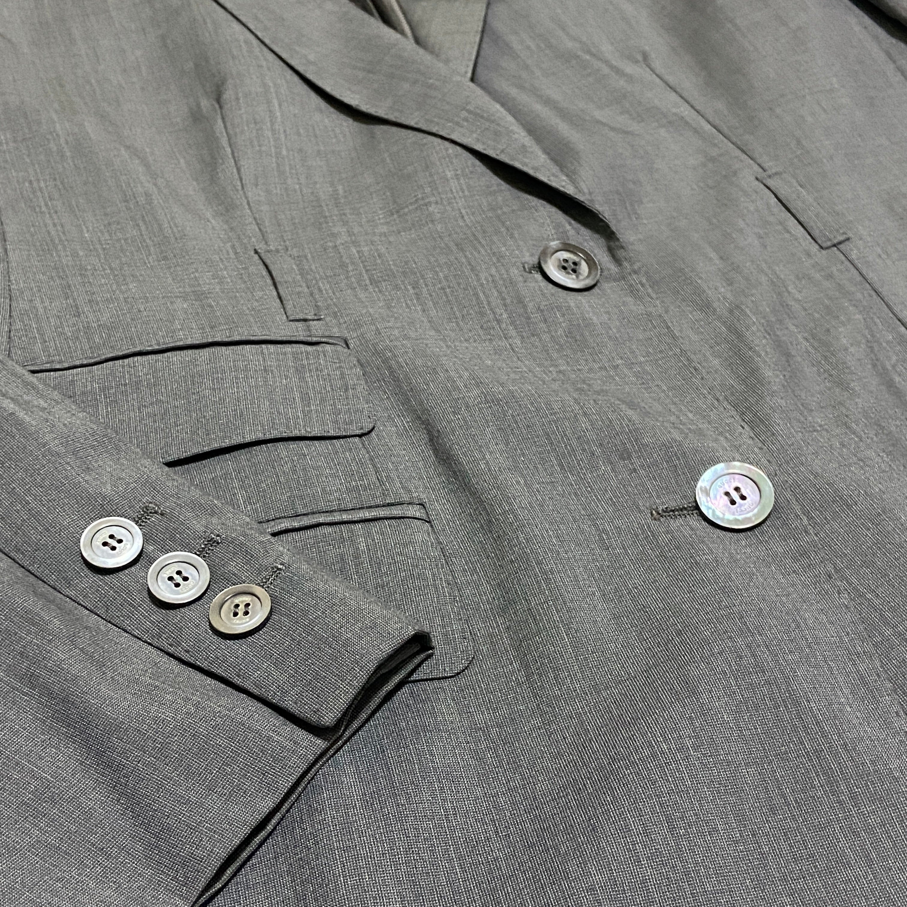 Gucci 1999 grey wool suit with belt holster 42 - 10