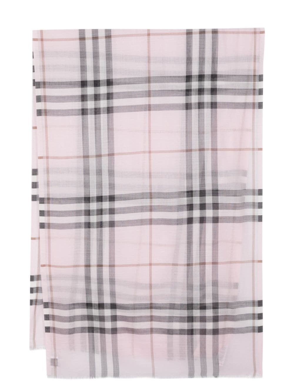 Giant Check wool-blend scarf - 1