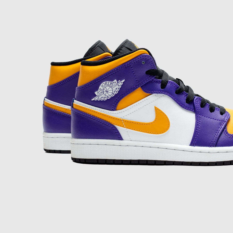 AIR JORDAN 1 MID "LAKERS" - 5