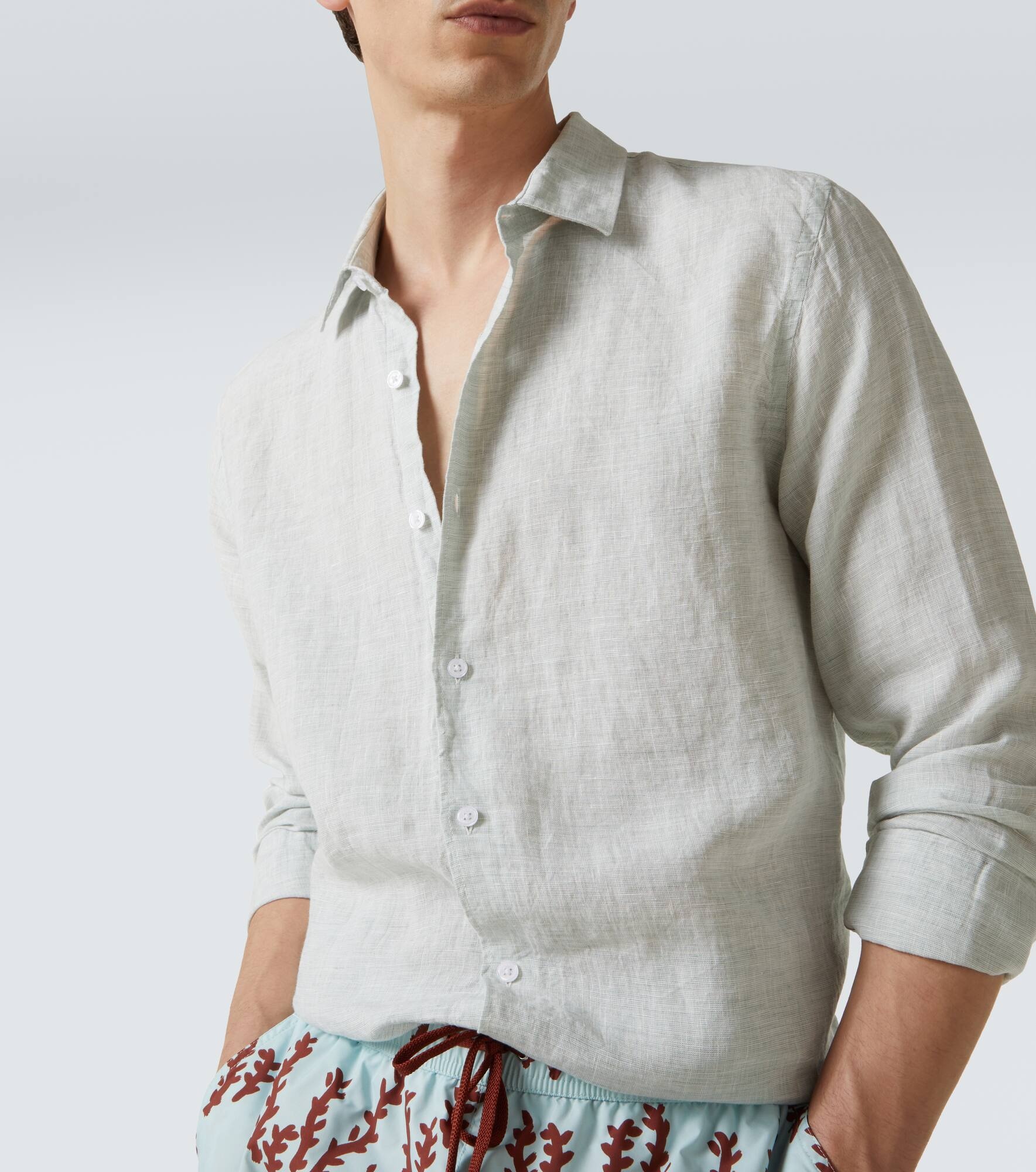 Giles linen shirt - 5
