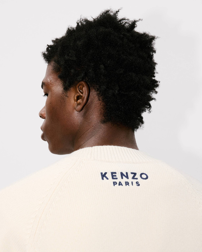 'Boke Flower' embroidered jumper in wool 7
