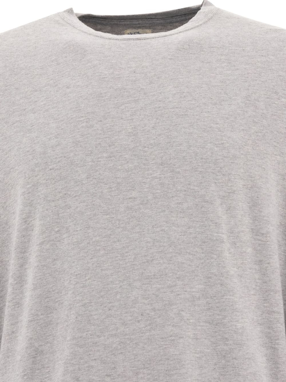 long-sleeve ribbed-detail T-shirt - 3