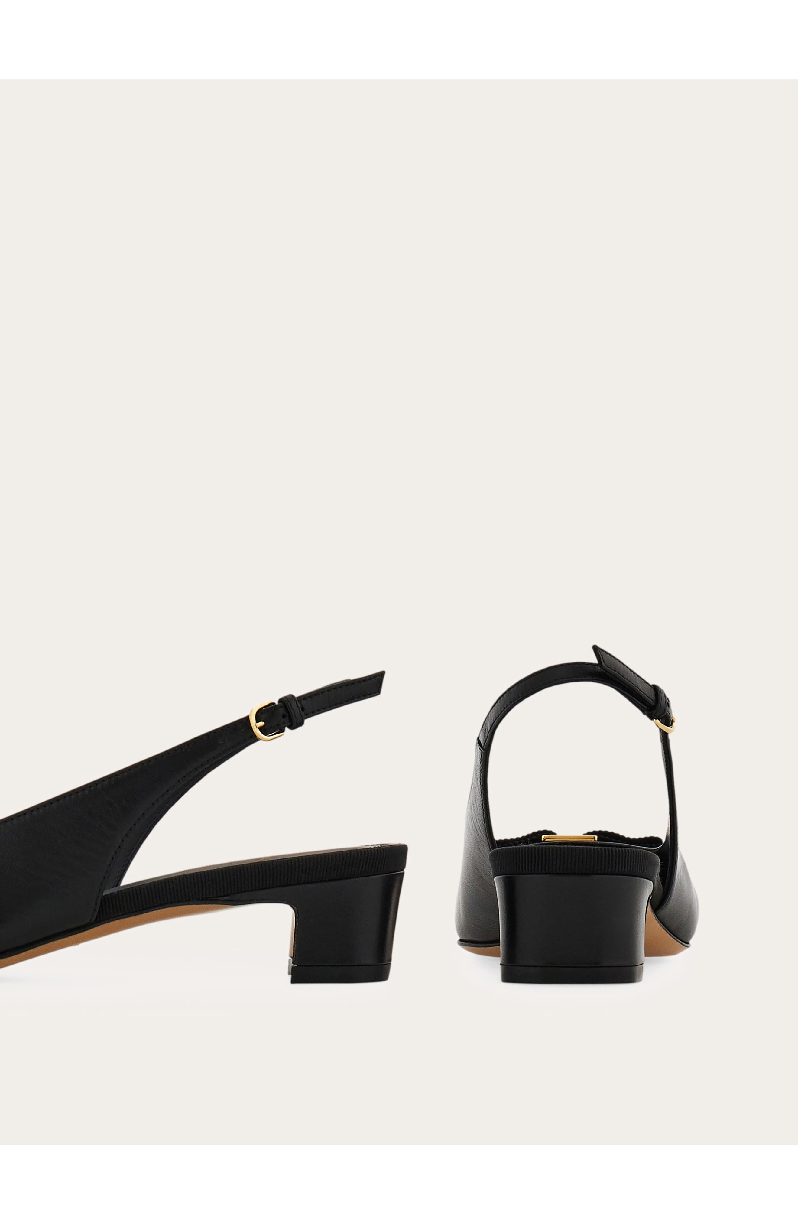 FERRAGAMO Rivada Bow Slingback Pump in Nero at Nordstrom - 2