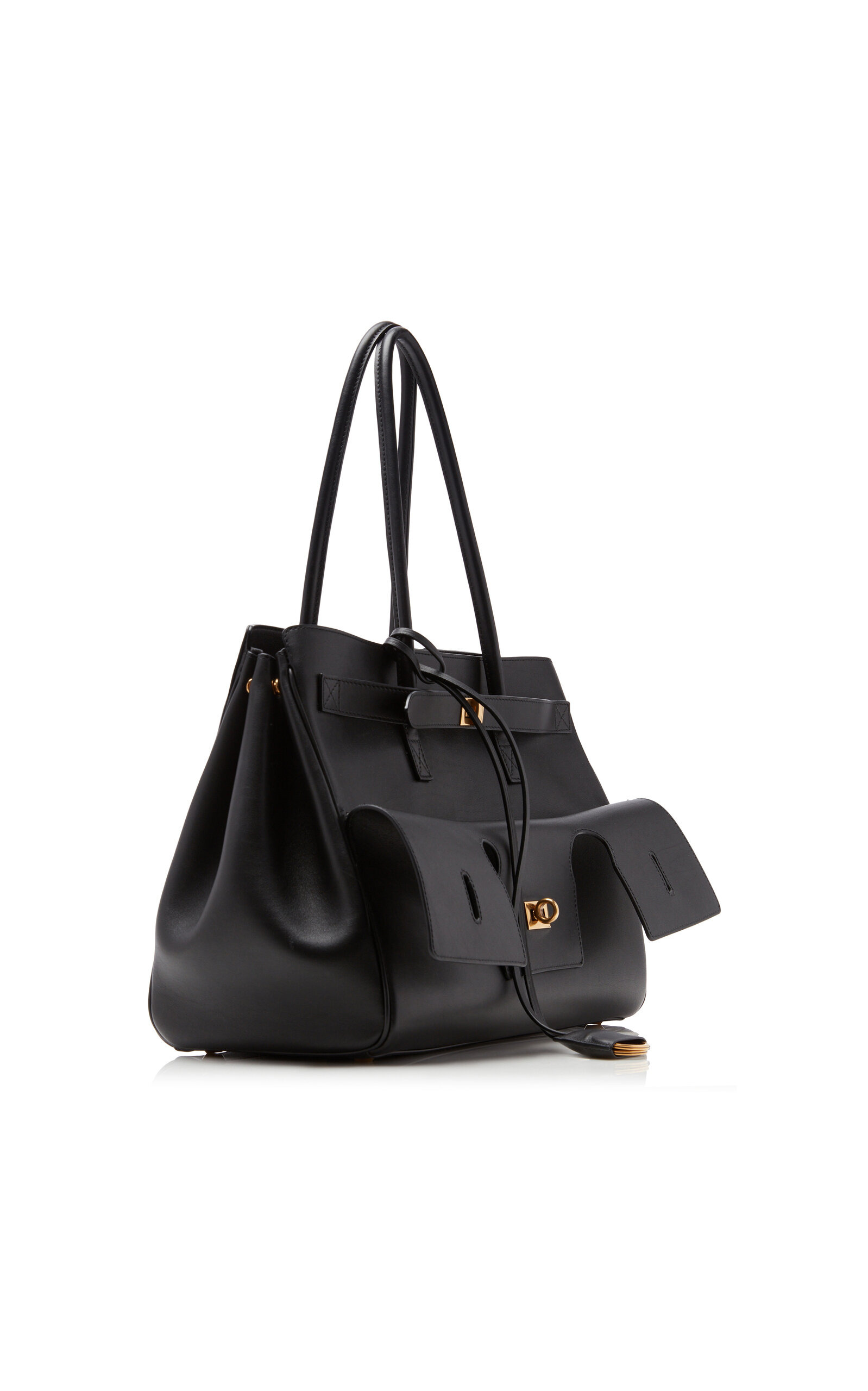 Bel Air Medium Leather Carry-All Bag black - 4