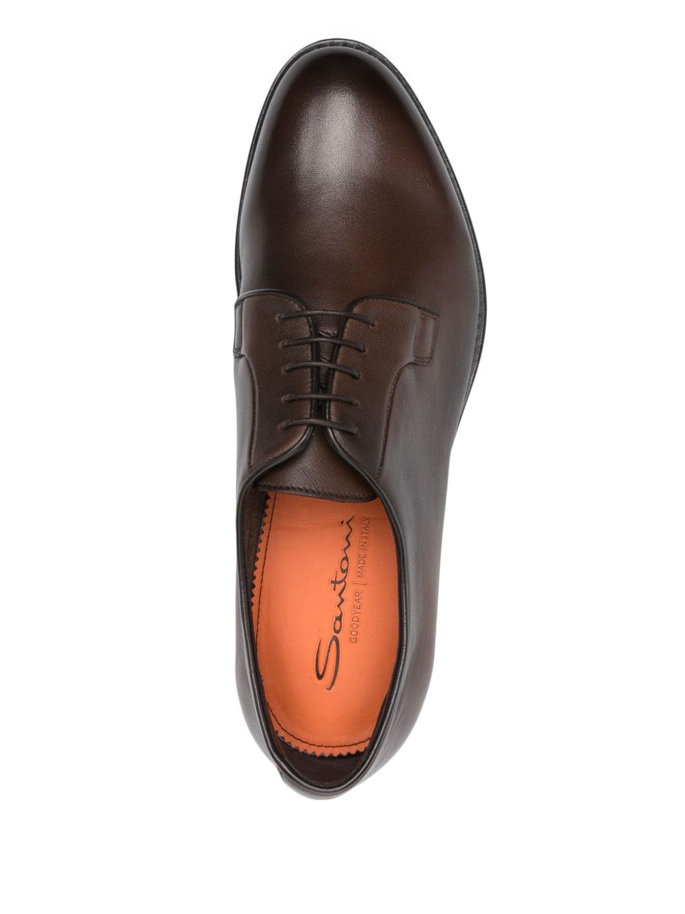 leather derby shoes - 4
