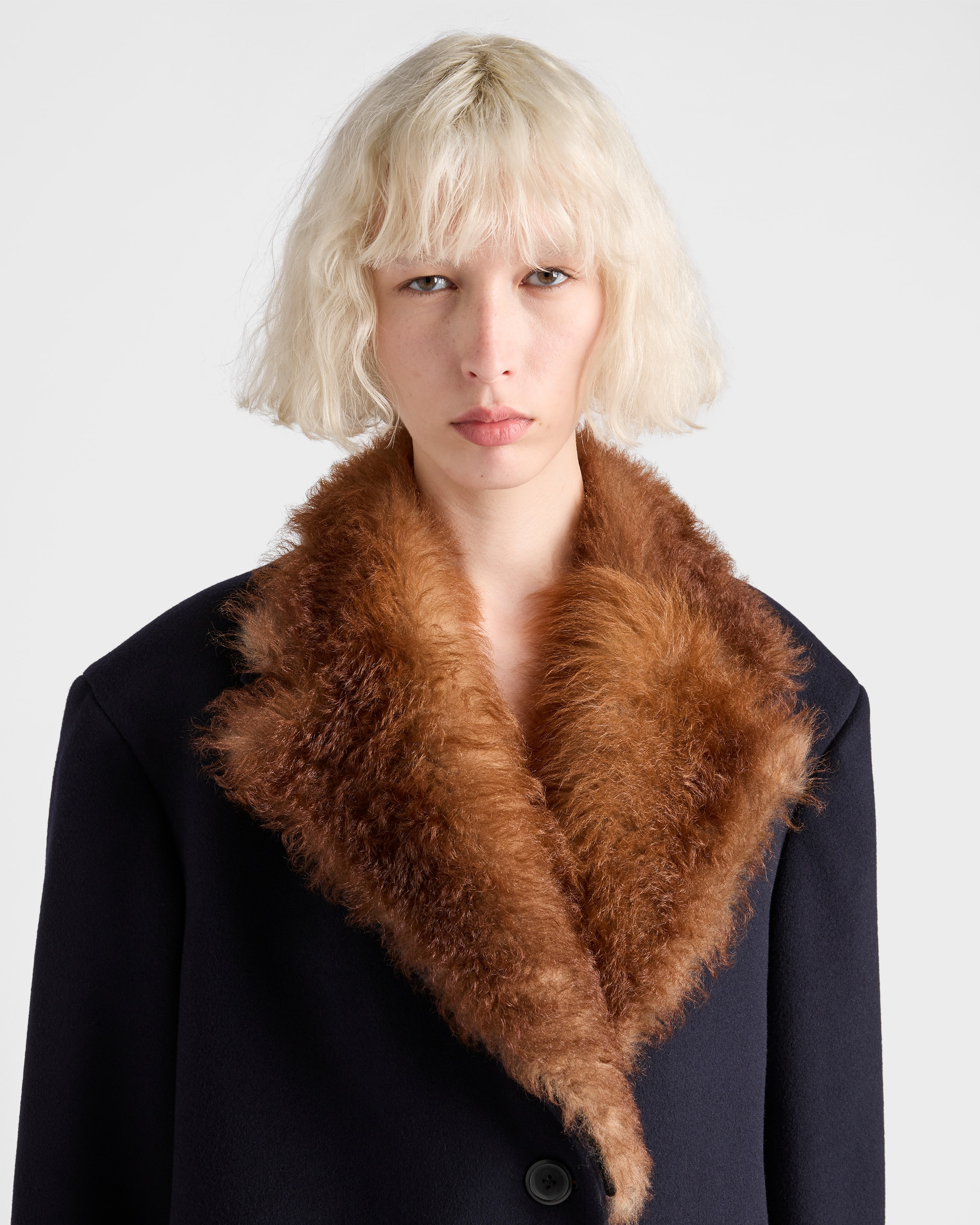 Single-breasted cloth coat - 3