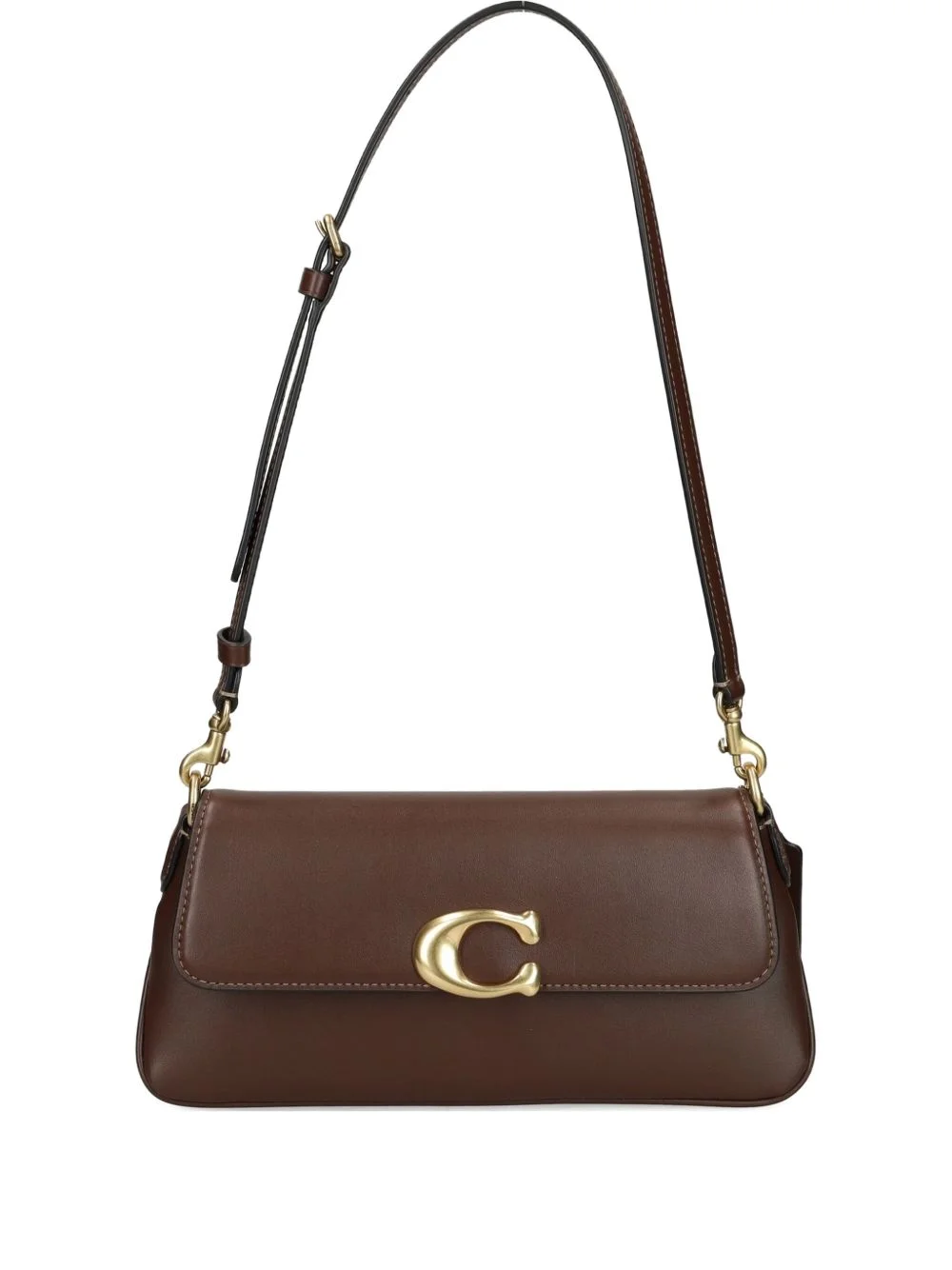 small Jet C-logo leather shoulder bag - 1