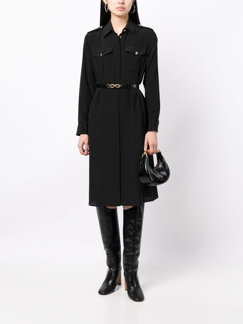 NILI LOTAN Adelaide silk shirtdress outlook