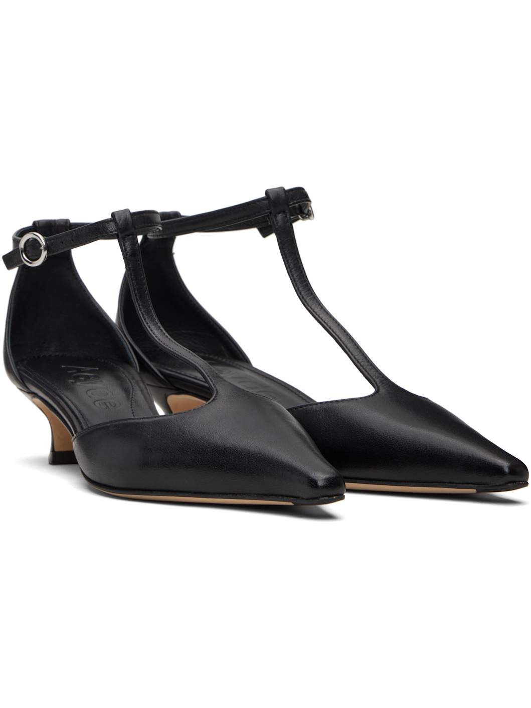 Black Liz T-Bar Heels - 4