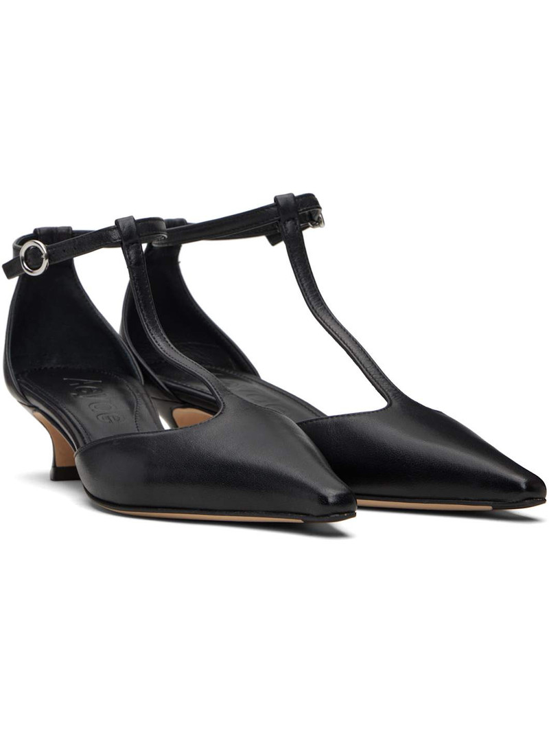 Black Liz T-Bar Heels 4