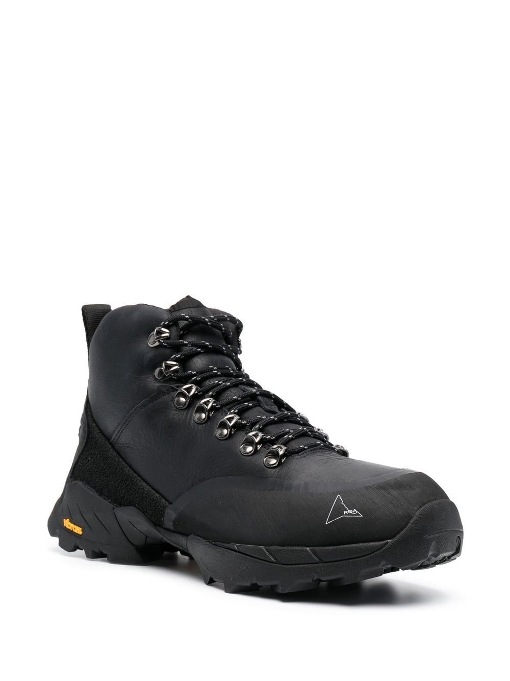 lace-up leather boots - 2