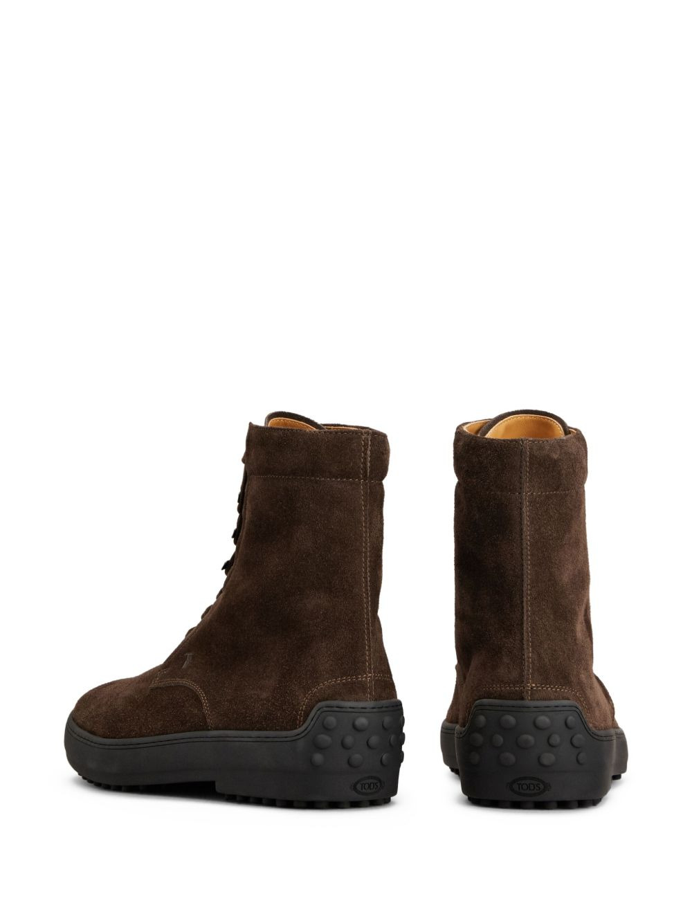 suede combat boots - 3