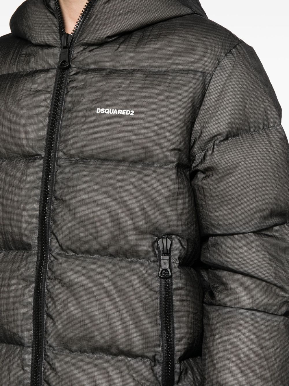 Kaban grid-pattern puffer jacket - 5