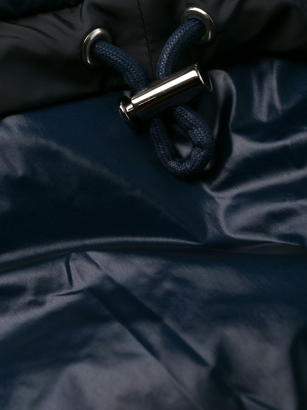 off-center zip puffer jacket - 6