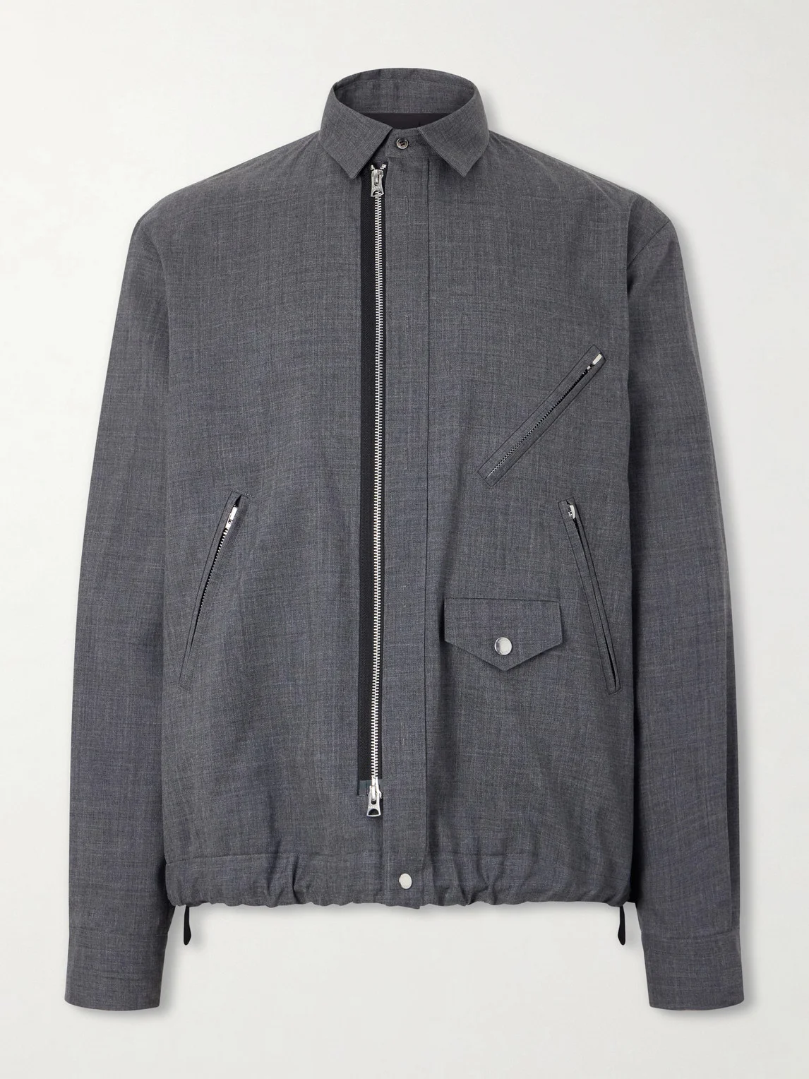 Woven Blouson Jacket - 1