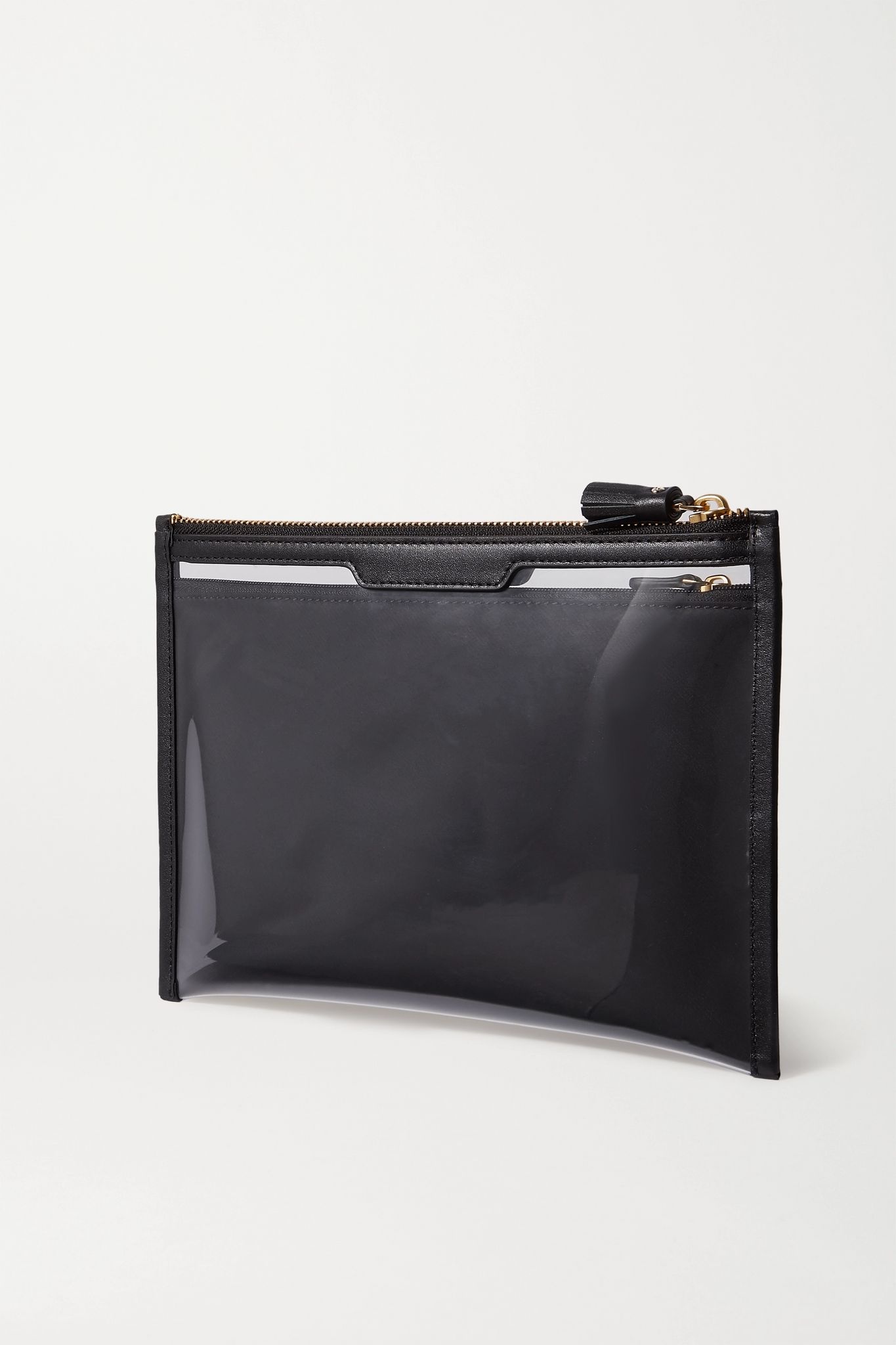 Safe Deposit leather-trimmed PVC pouch - 2