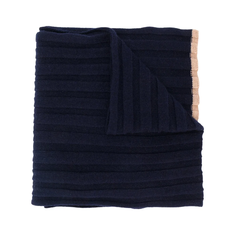Brunello Cucinelli Blue Scarves Men - 1