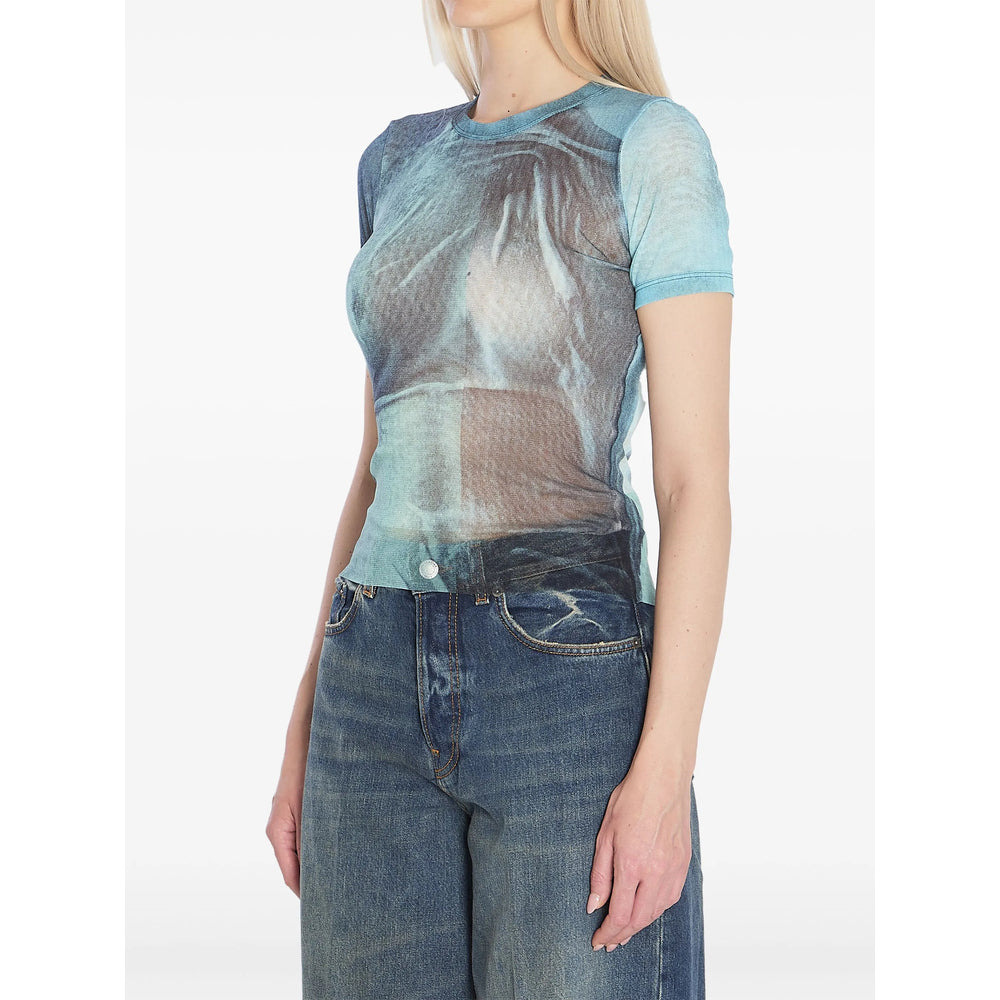 Jean Paul Gaultier Blue Tops - T-Shirts & Jerseys Women - 4