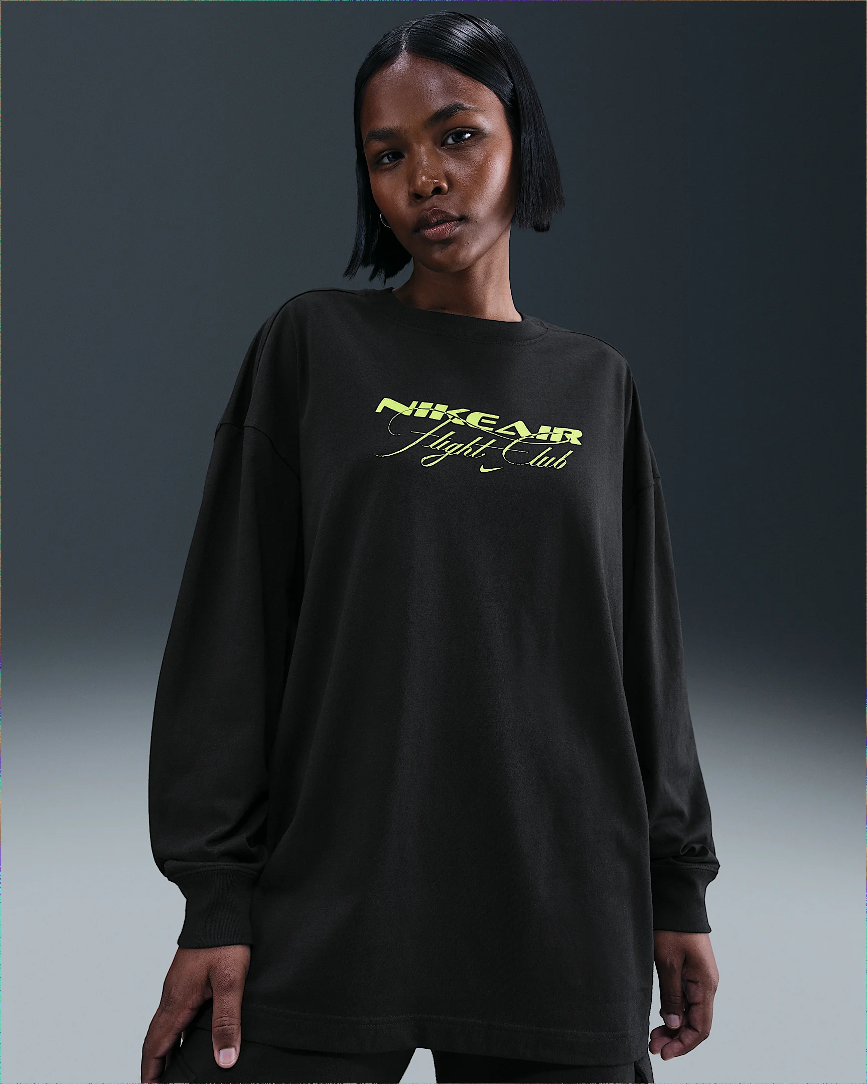 Nike Sportswear Women's Oversized Long-Sleeve T-Shirt - 1