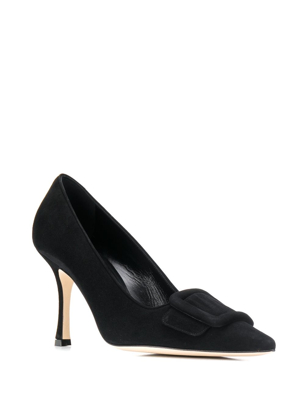 heeled suede pumps - 2