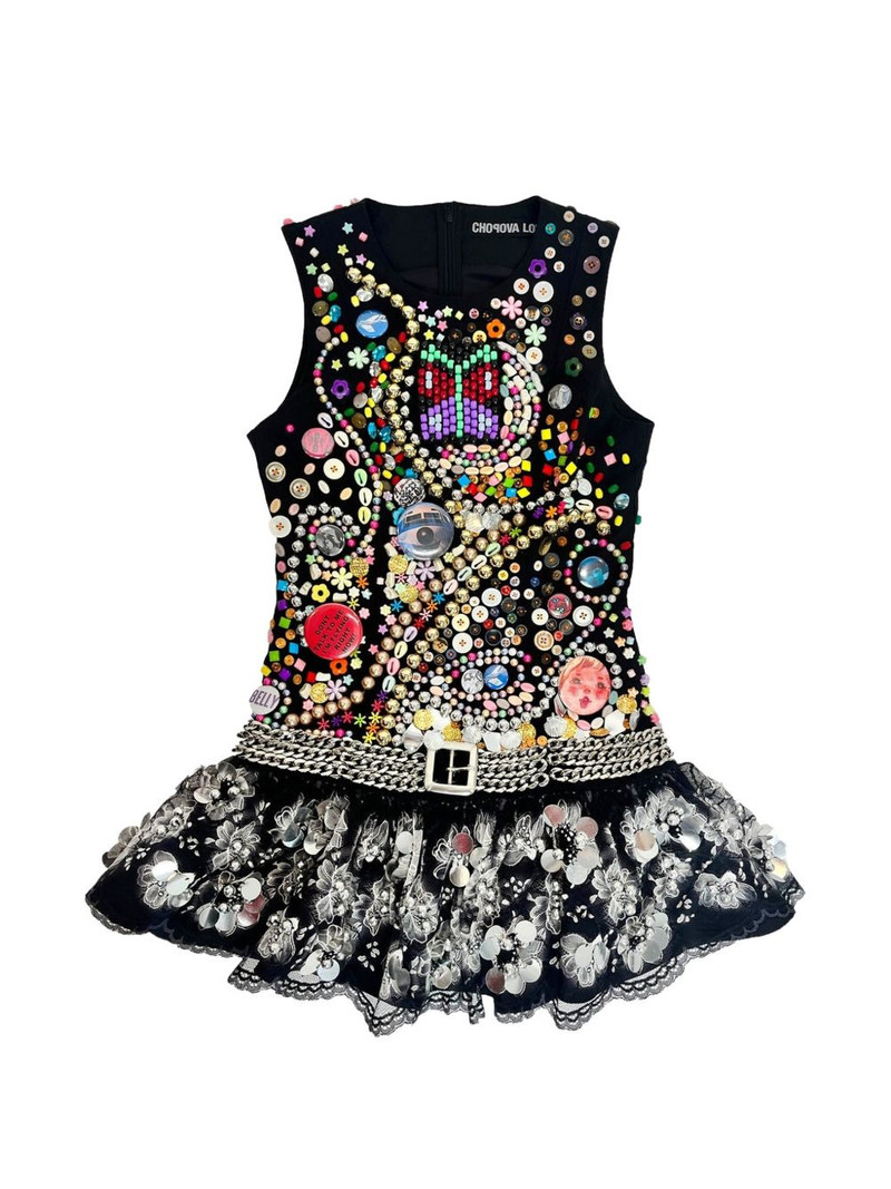 Skyhawk beaded embellished dress 1