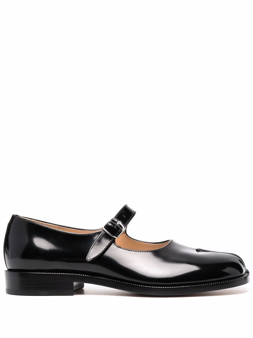 Maison Margiela Tabi leather mary jane ballets - 1