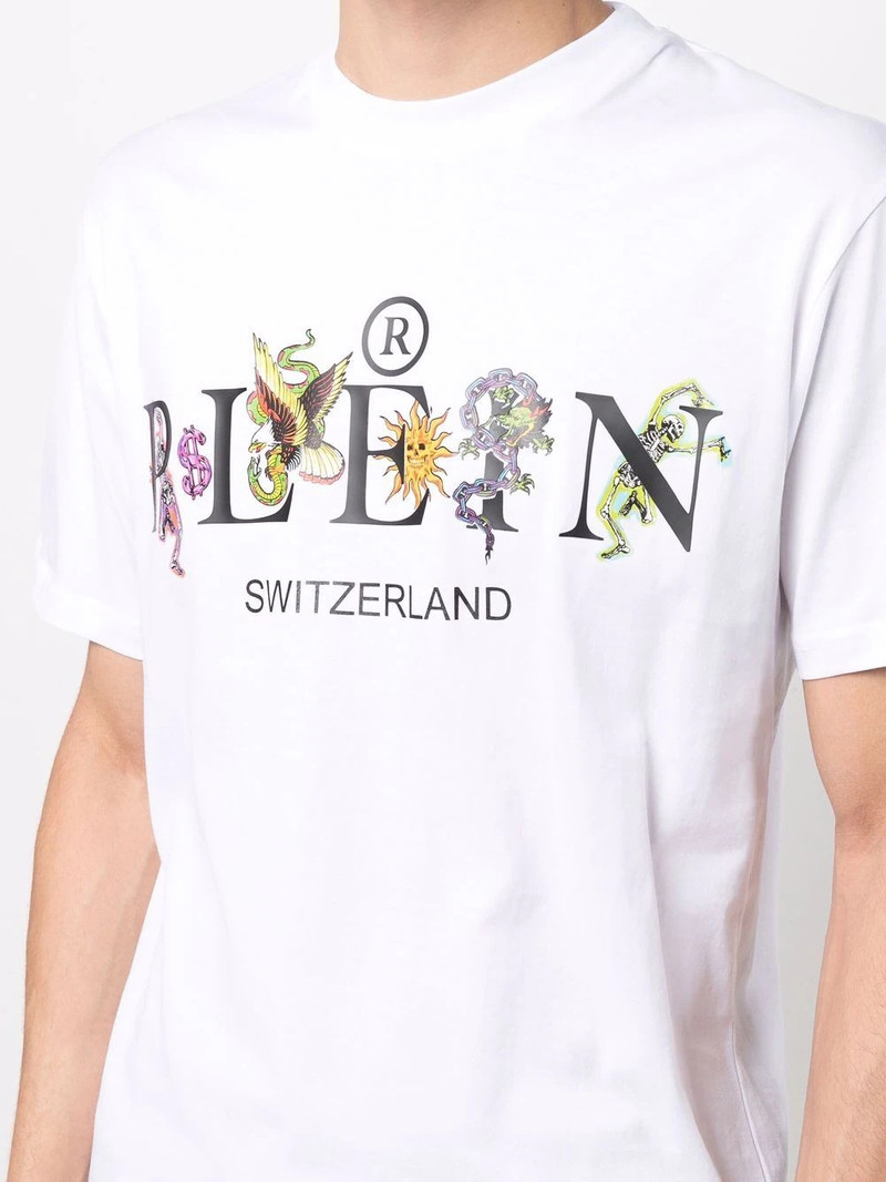 logo-print cotton T-shirt 5