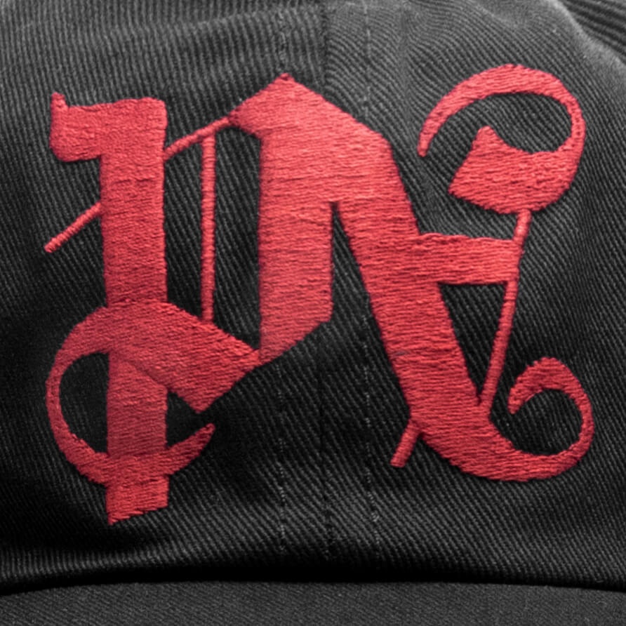 PA MONOGRAM EMBROIDERED CAP - BLACK DARK - 2