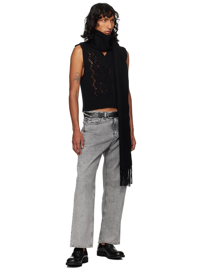 Our Legacy Black Cable Michigan Vest outlook