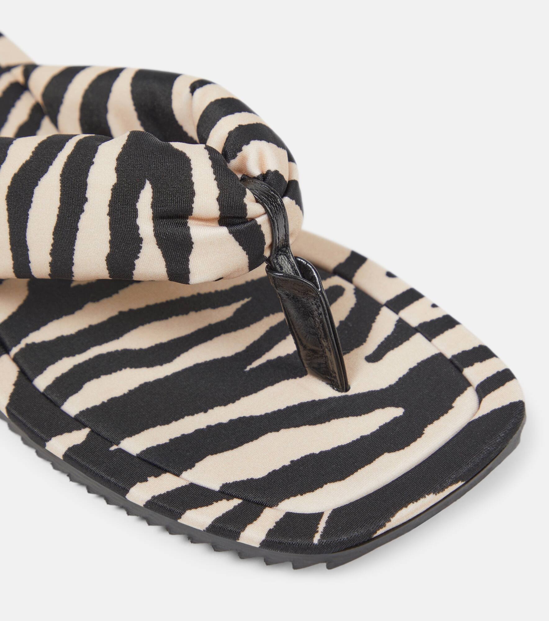 Indie zebra-print thong sandals - 6