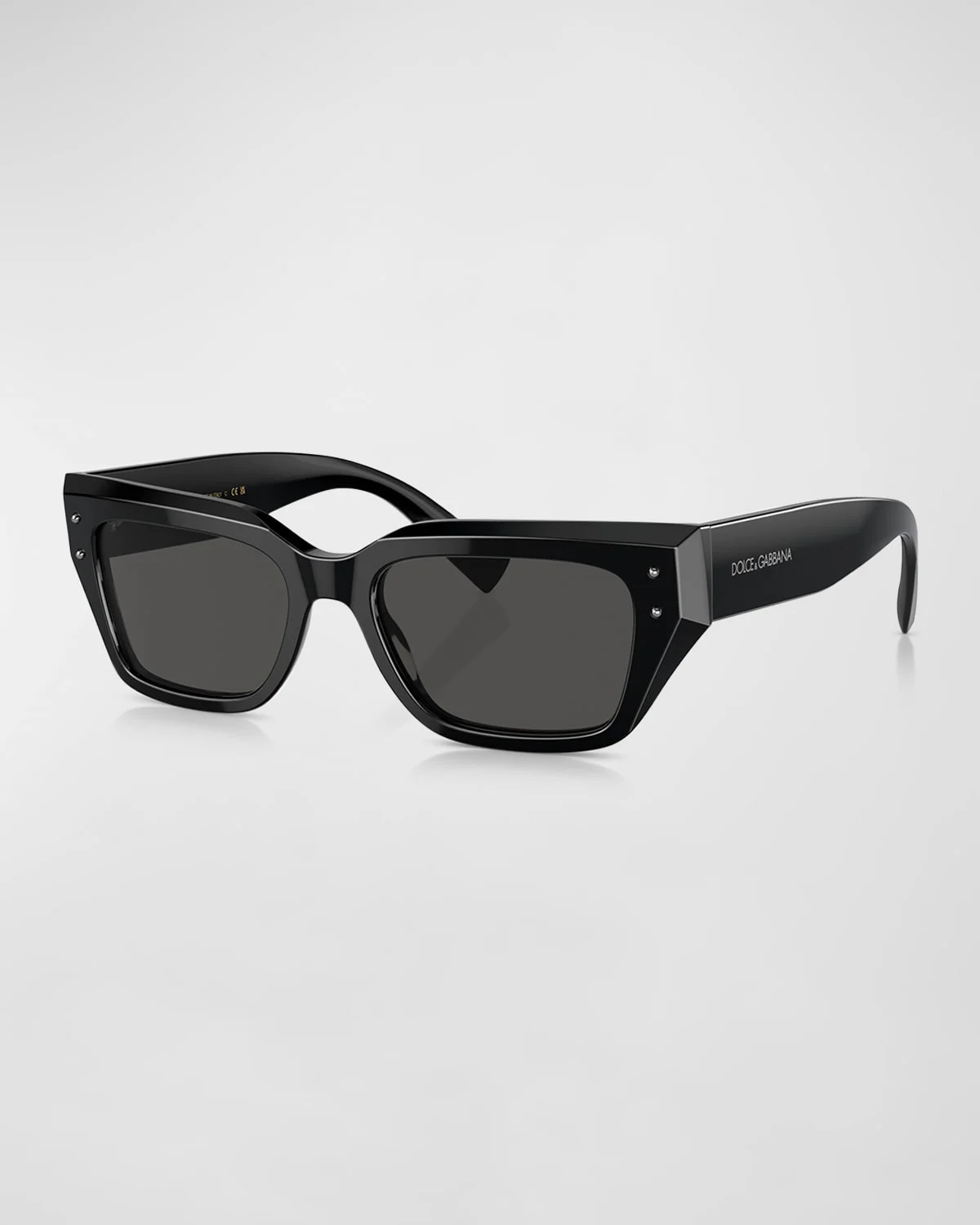 Sharp Acetate & Plastic Cat-Eye Sunglasses - 1