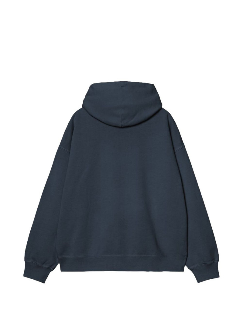 Carhartt WIP zip-fastening hooded sweatshirt outlook