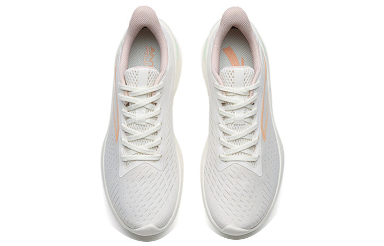 (WMNS) ANTA A Shock Running Shoes 'White Orange' 122235521-4 - 4