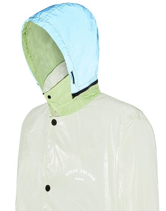 432X1 STONE ISLAND MARINA_RIP STOP PRISMATICO LIGHT GREEN - 5