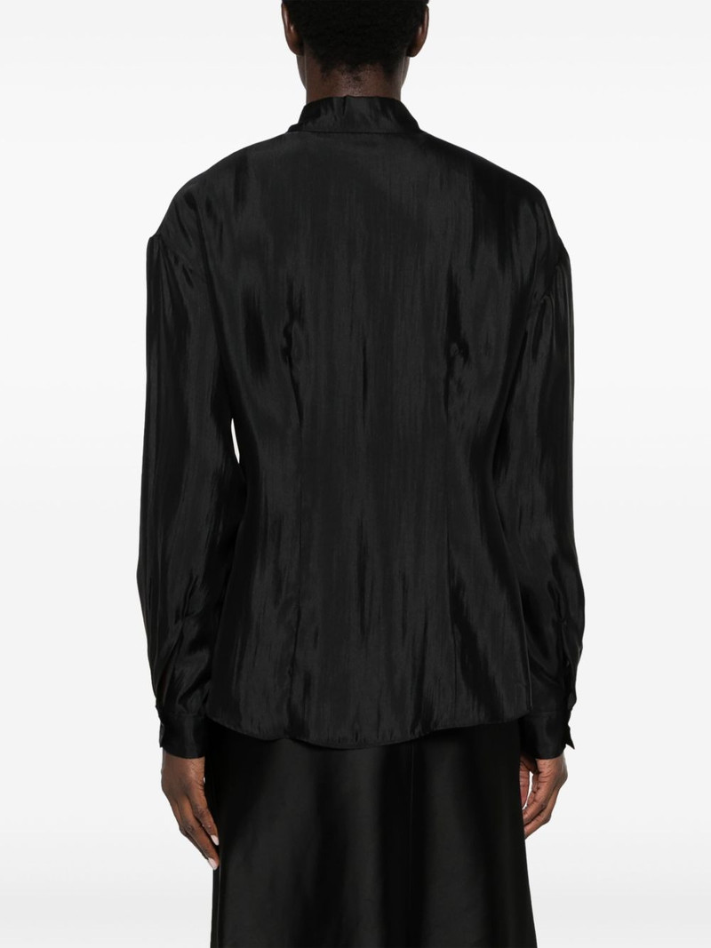 long-sleeve silk blend shirt 4