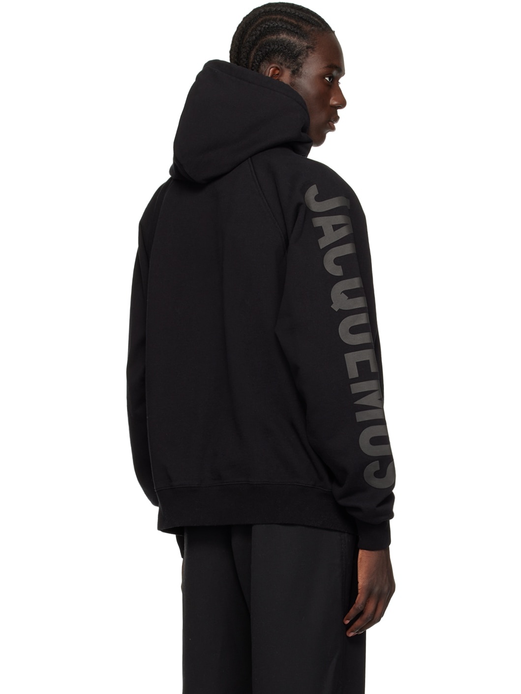 Black Les Classiques 'Le Hoodie Typo' Hoodie - 3