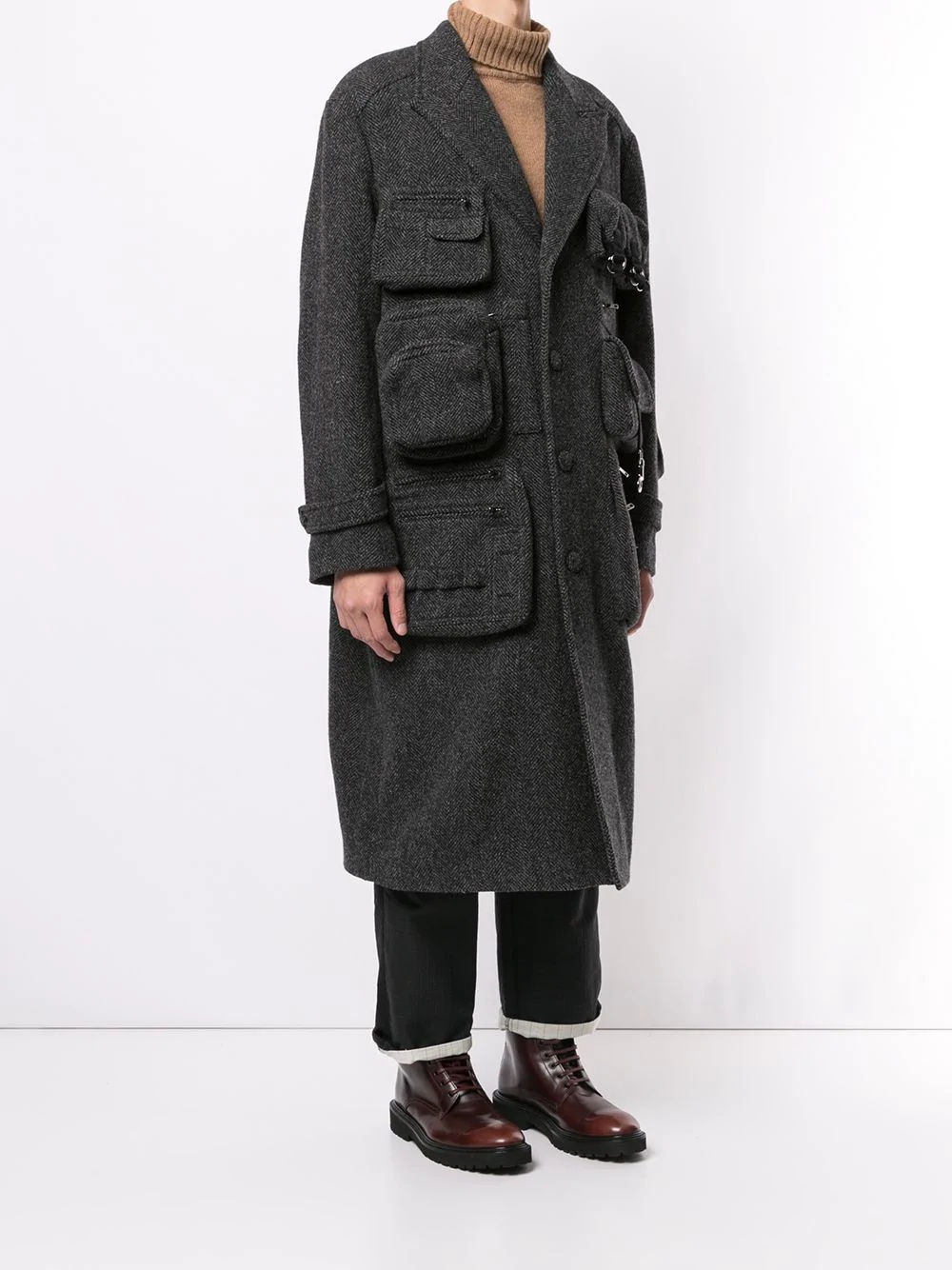 long-length tailored coat - 3