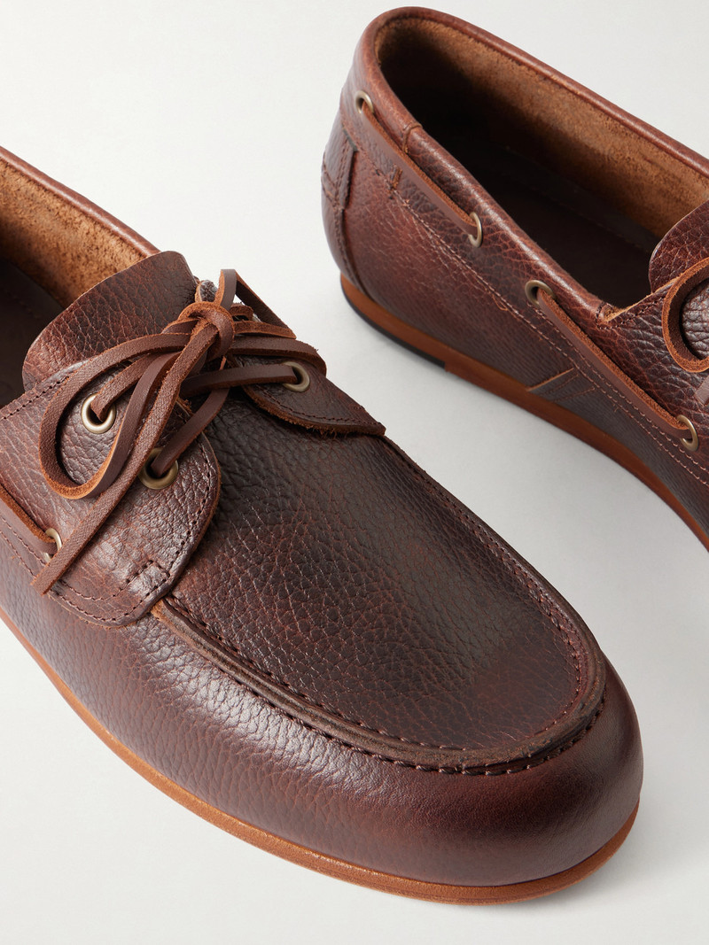 Owen Full-Grain Leather Boat Shoes 5
