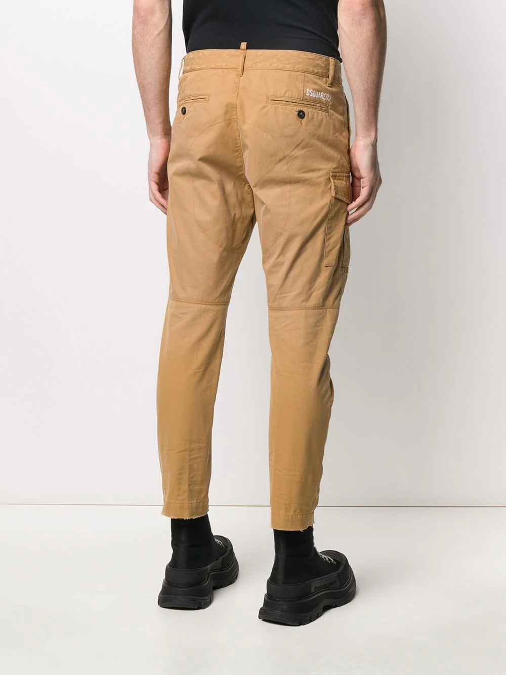 tapered cargo trousers - 4