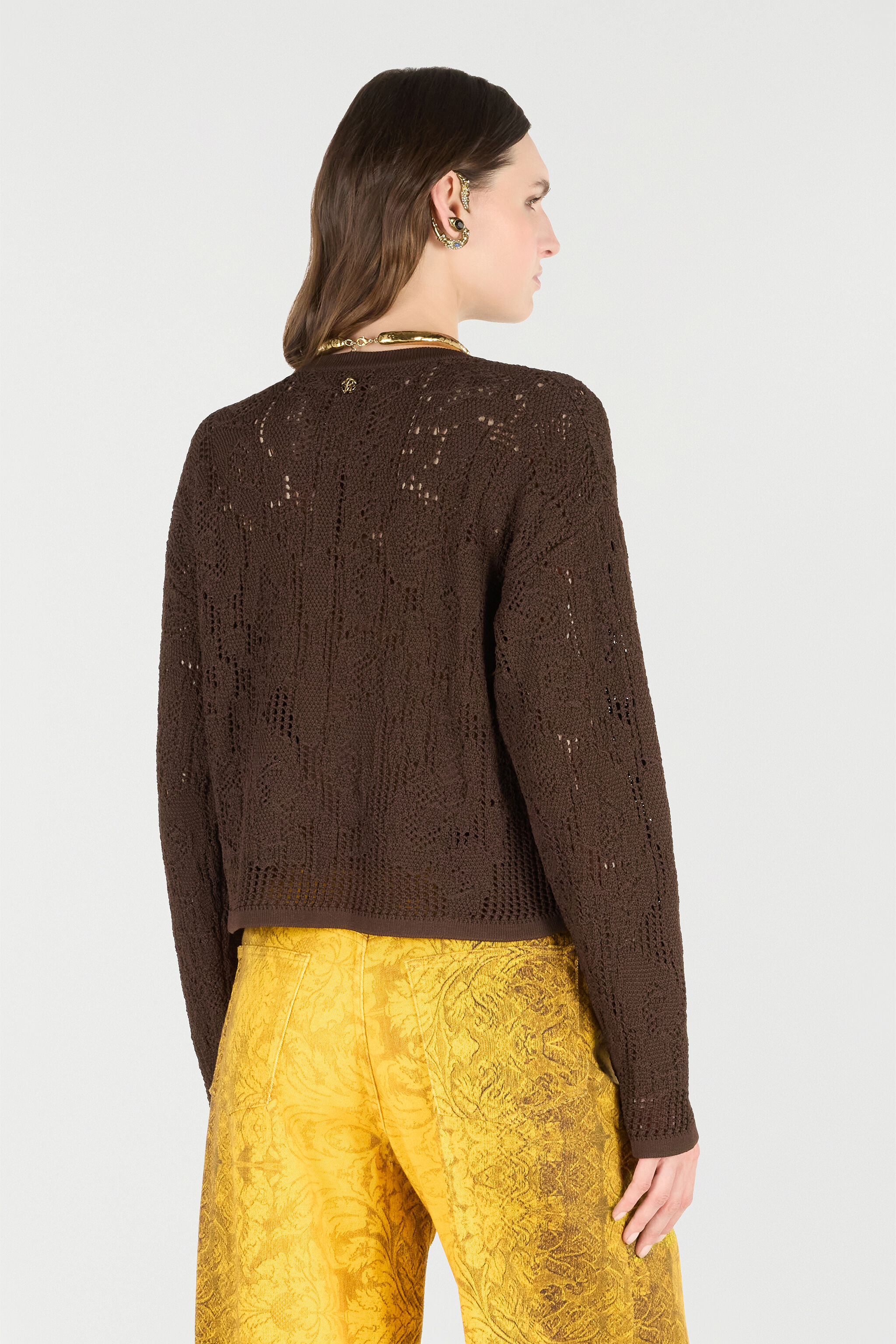 Crochet Effect Sweater - 4