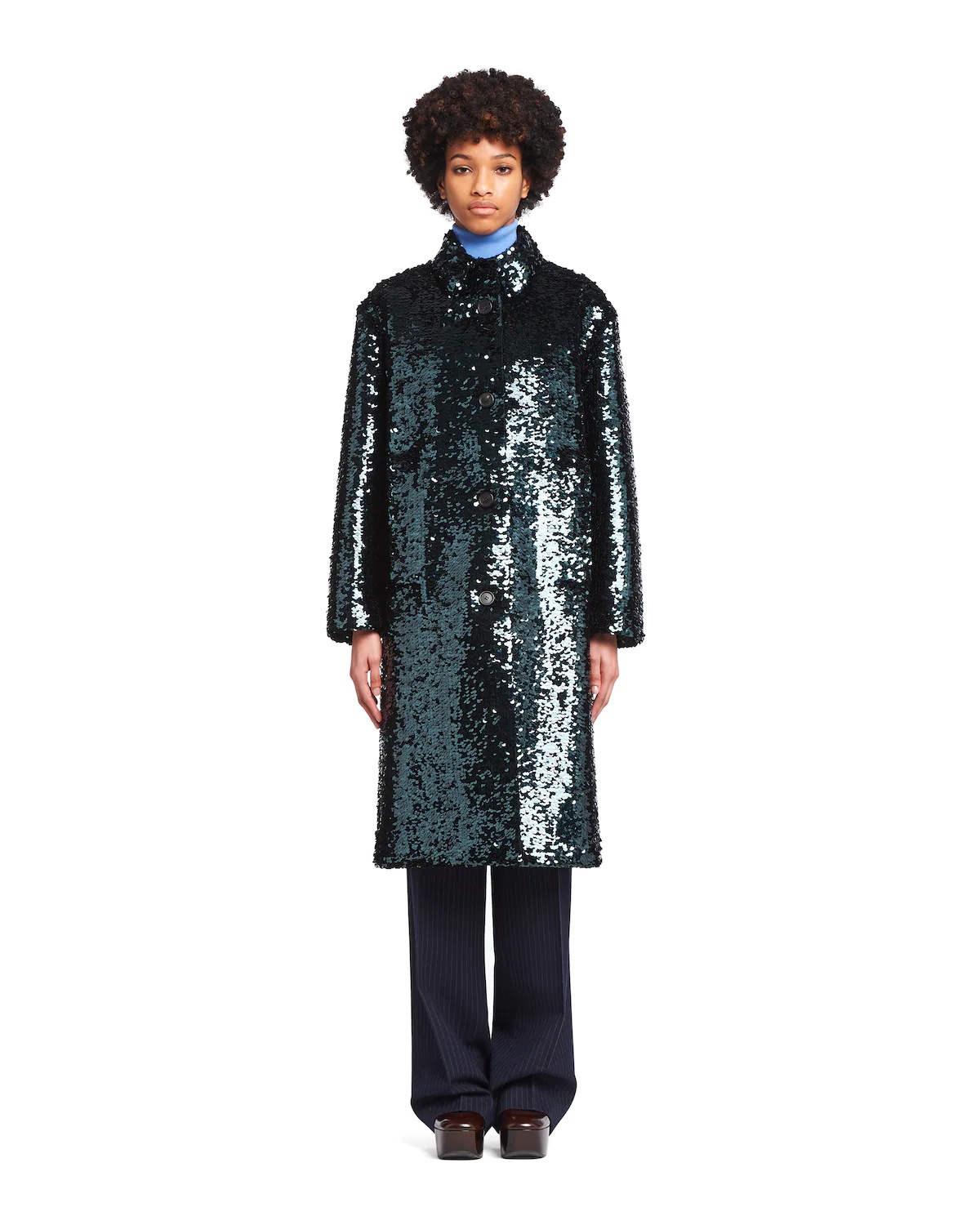 Sequin-embroidered coat - 2