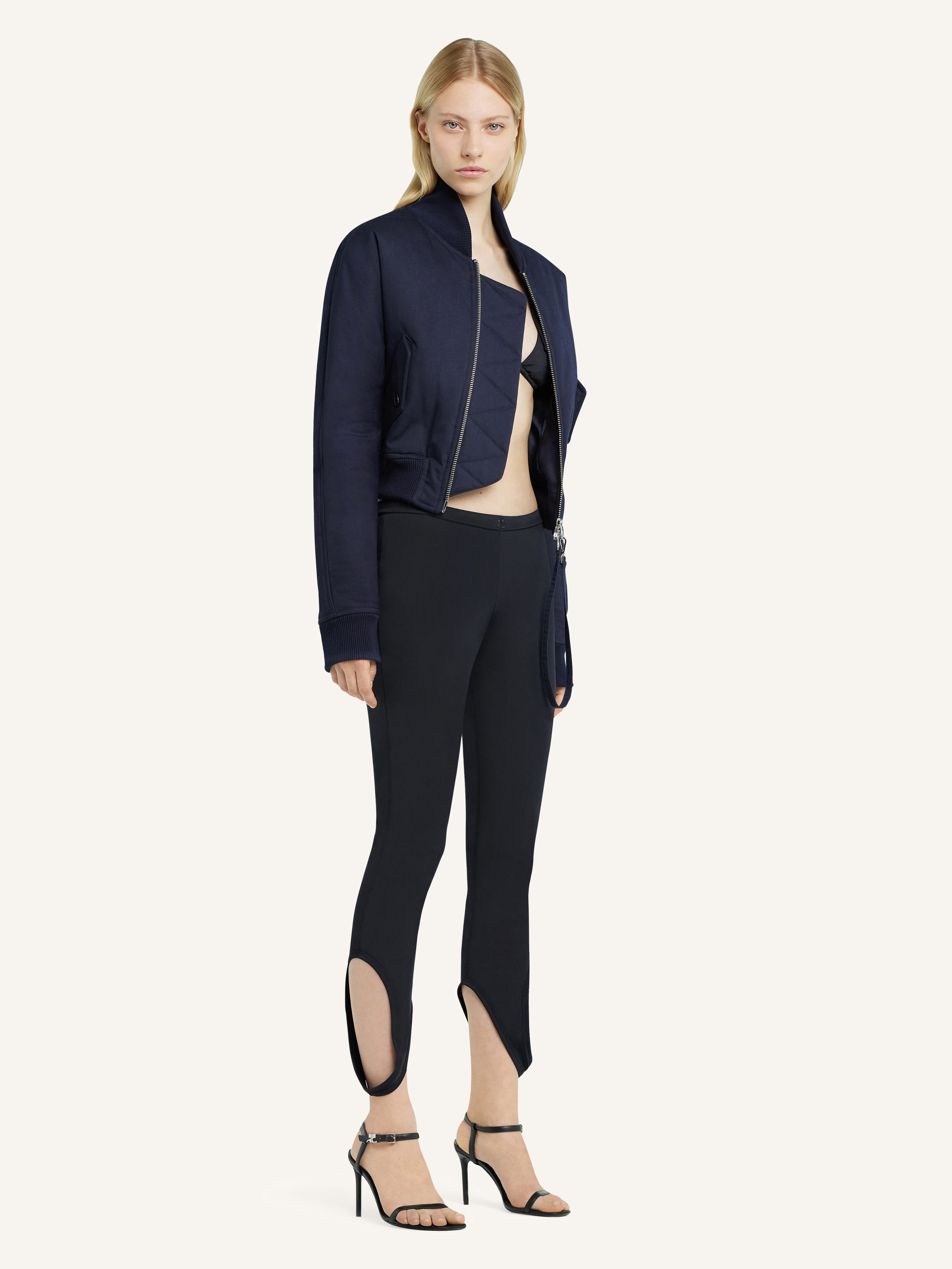 CROPPED SCUBA BOMBER JACKET - 3