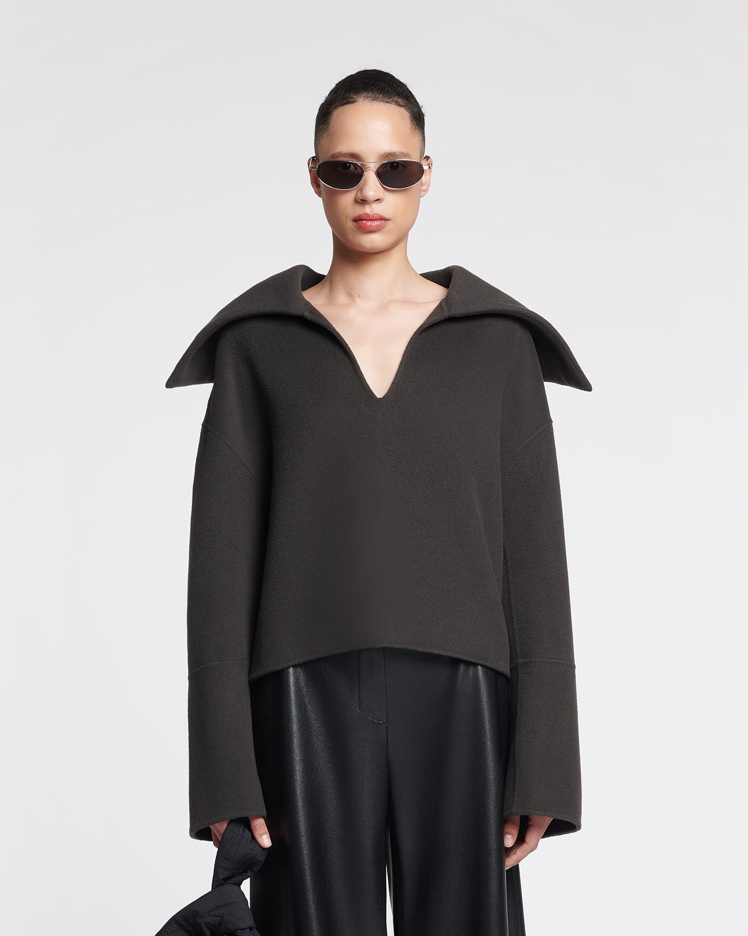 Double Wool And Silk Sweater - 2