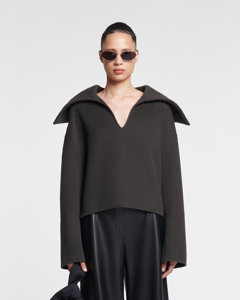 Nanushka Double Wool And Silk Sweater outlook
