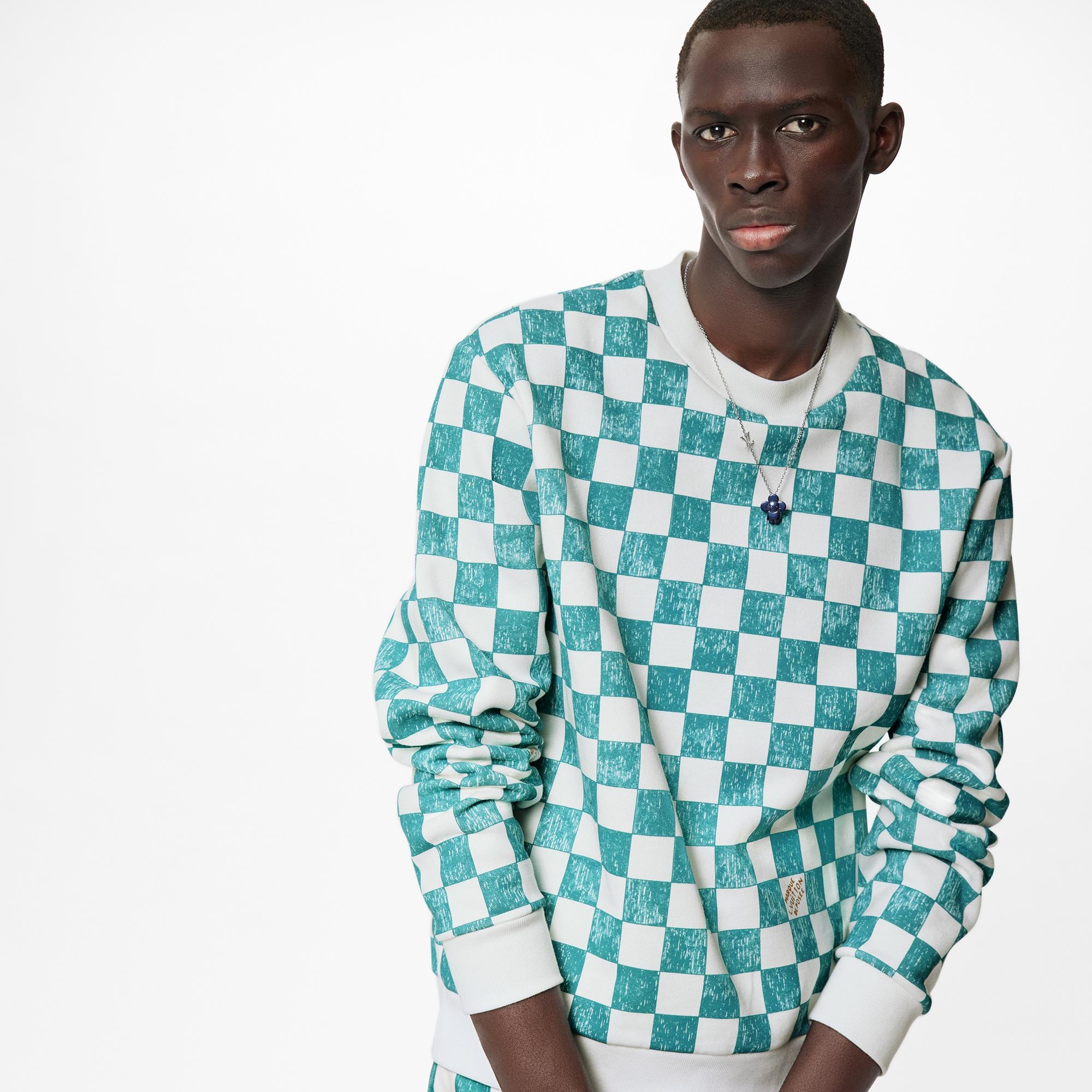 Damier Printed Crewneck - 3