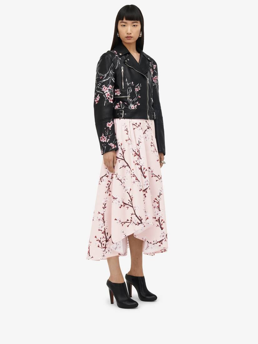 【送料&関税込】Alexander McQueen Asymmetric Midi Skirt Alexander McQueen wrap-design Asymmetric Midi Skirt | Black