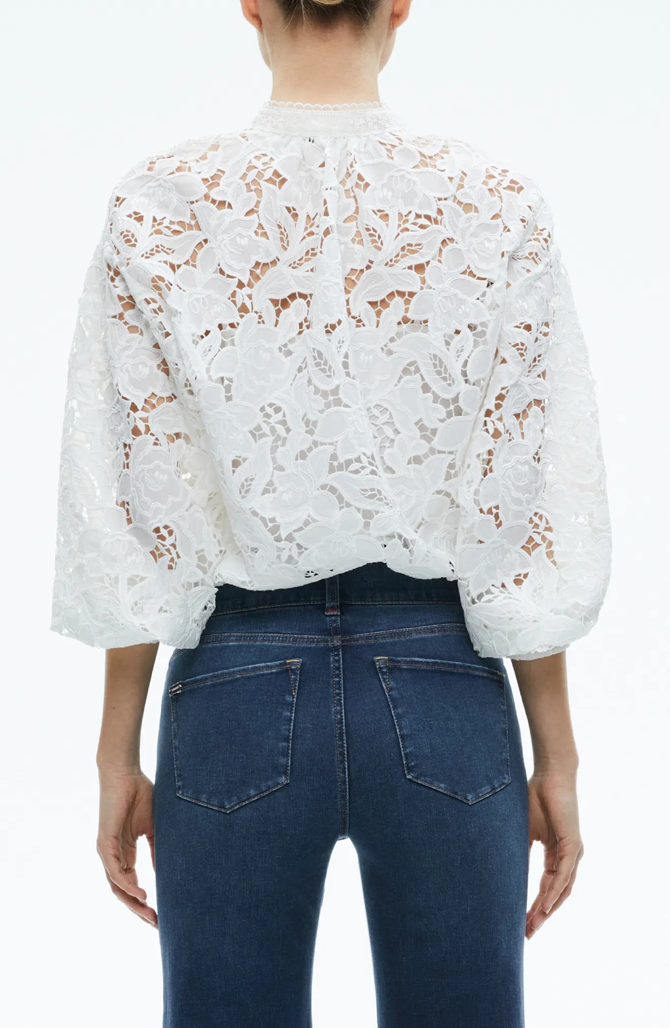 Aislyn Floral Lace Shirt - 2