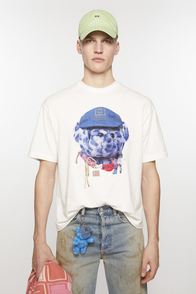 Acne Studios Printed t-shirt - Relaxed fit - Optic White outlook